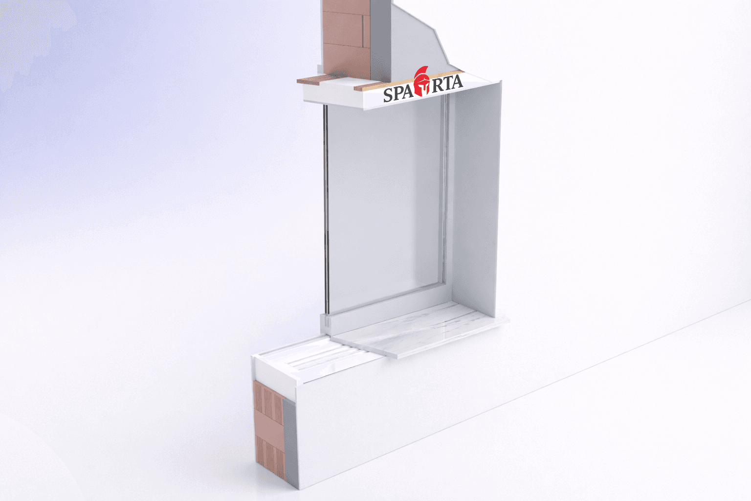 Monoblocco per infisso